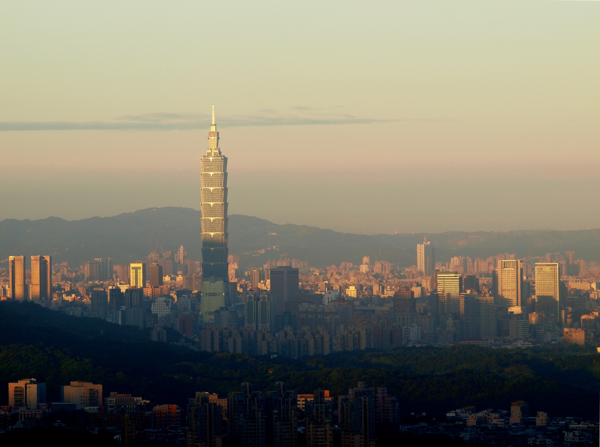 Taipei 101 At Dawn