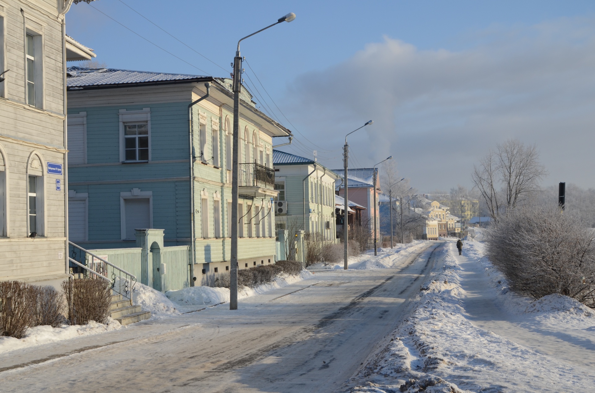 冬季在沃洛格达，俄罗斯
