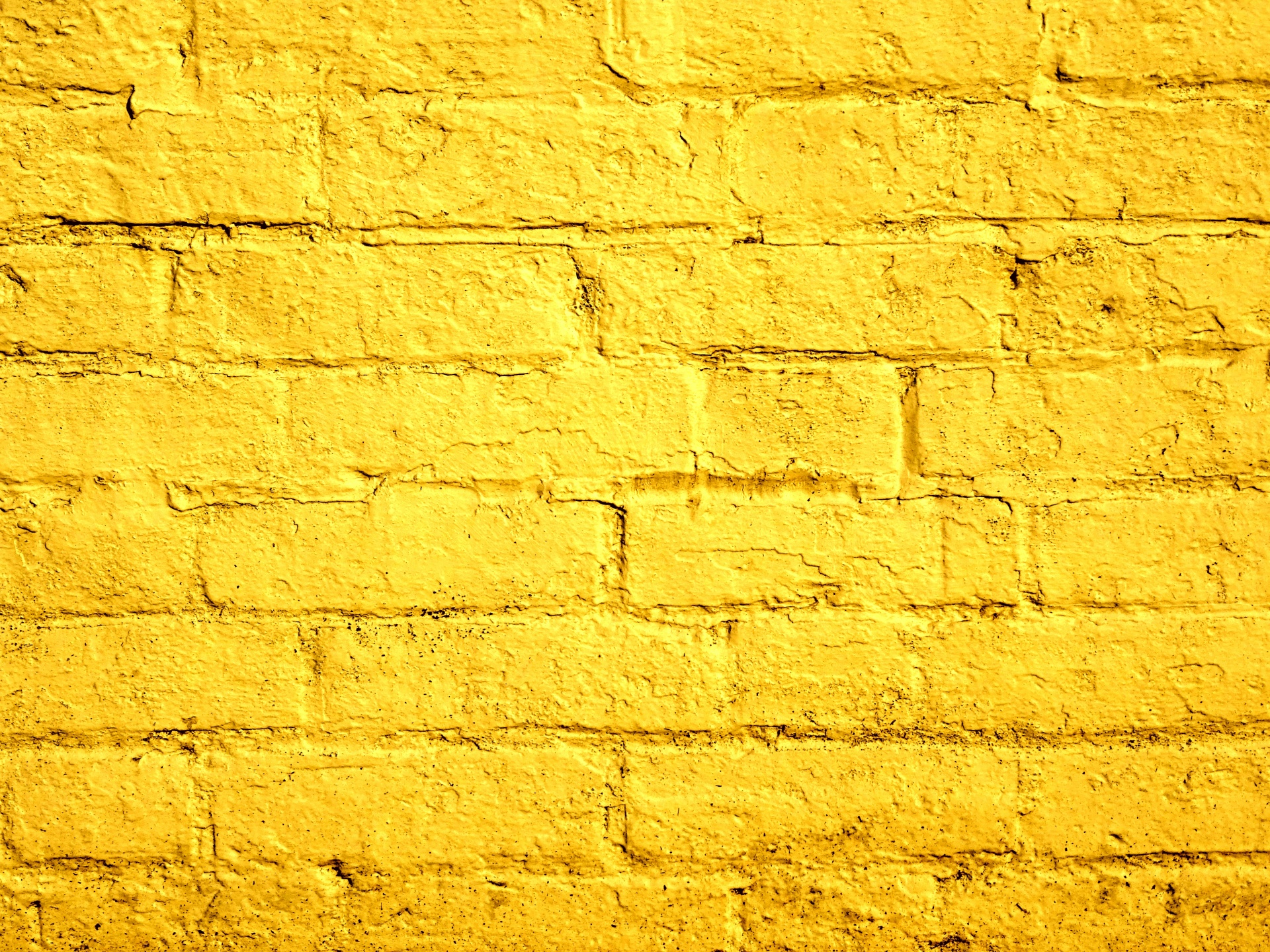 黄色彩绘砖墙