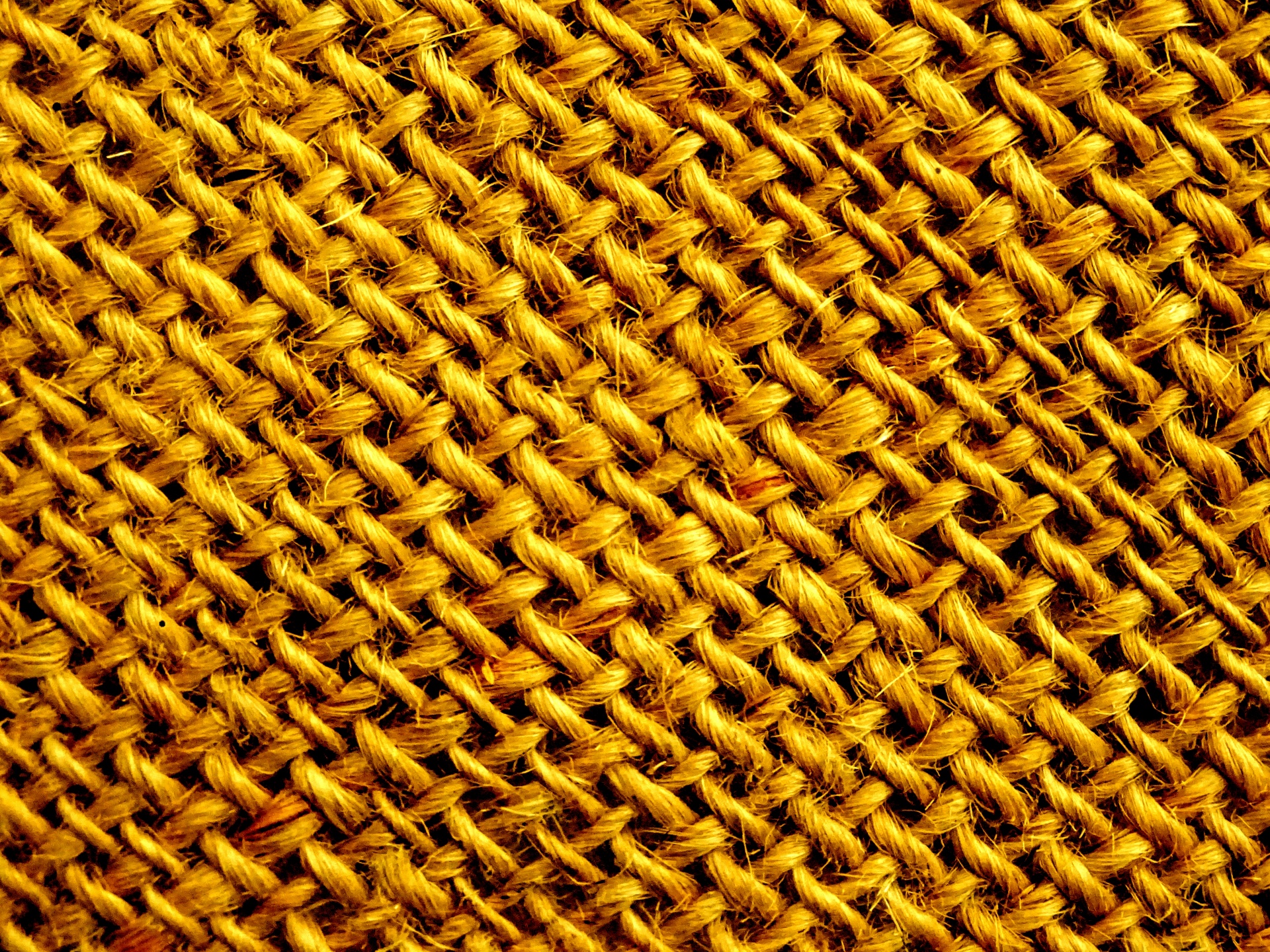 黄色编织绳索背景