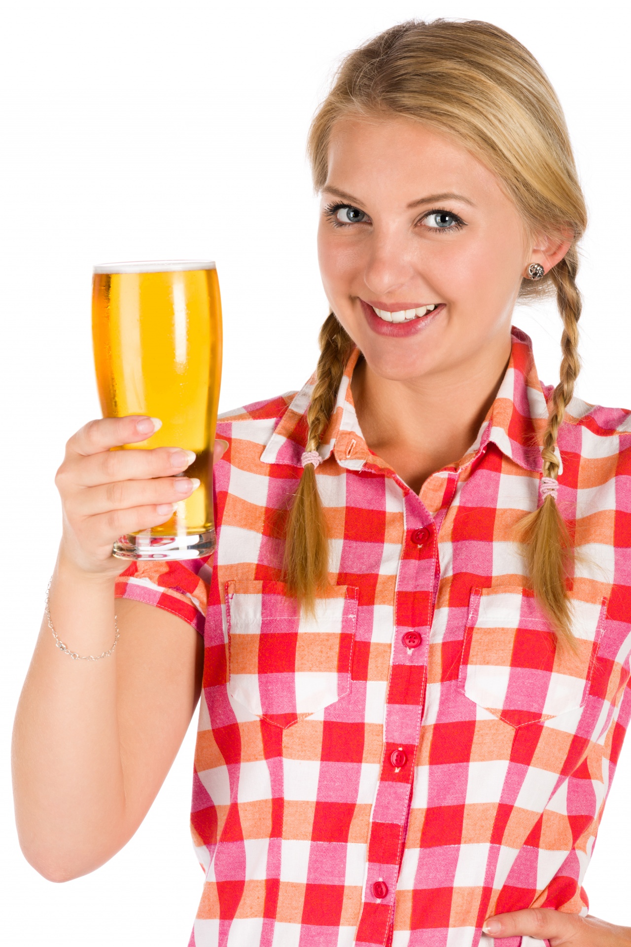 Fiatal nő sör