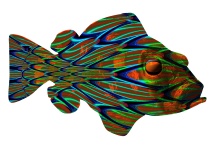 Abstract Grouper With Scales