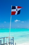 Dominikanska republiken flagga