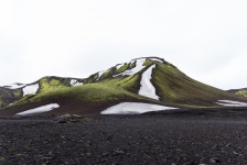 Island sopka krajiny