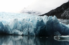Gletscher und Meer