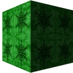 Zöld Bársonyos Christmas Gift Box