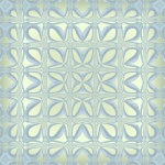 Intricate Patterned Green Tile
