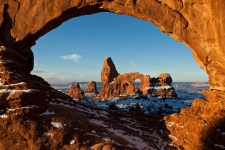 Naturalny krajobraz z piaskowca Arch