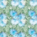 Pale Abstract Flower Repeat Tile
