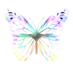 Halvány pasztell finom Butterfly