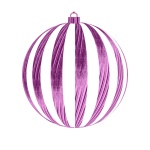 Ballon de Noël métallisé rose