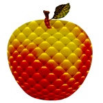 Quilted Red Gala Apple