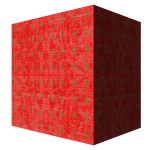 Boîte de Noël Rouge Flocon de Neige