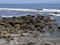 Rochas em maré baixa