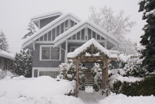 Snowbound casa de férias de inverno