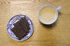 Chá e biscoitos