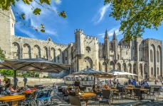 Der Palast des Papstes in Avignon