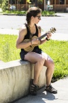 Joueur d'ukulele