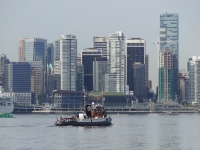 Vancouver vontatóhajó a Burrard belépő