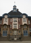Viktorianische Schule Belfry Eingang