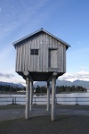 Dřevěná kabina na stonky