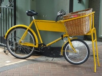 Sárga Szállítási Kerékpár