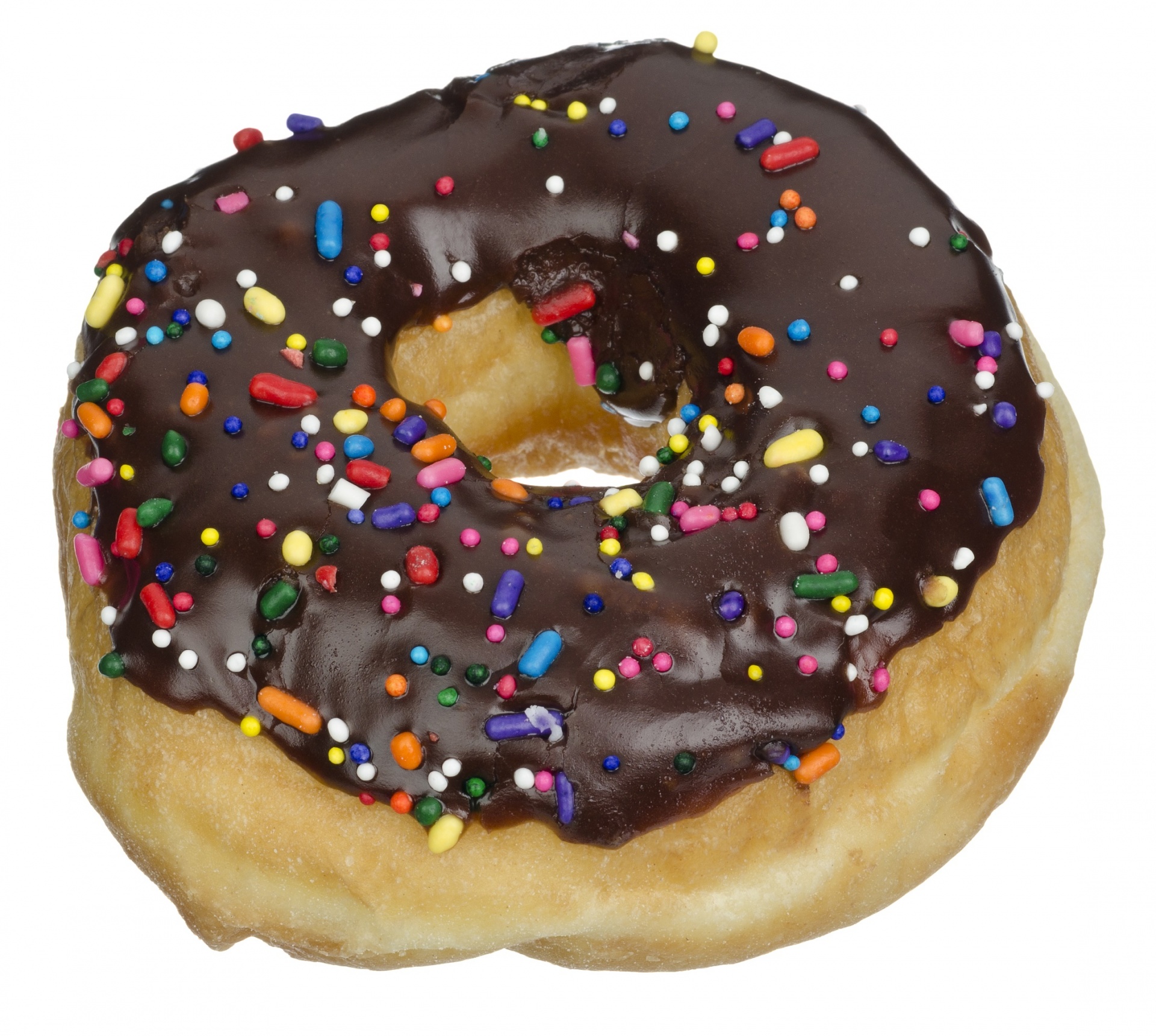Donut With Sprinkles Free Stock Photo - Public Domain Pictures