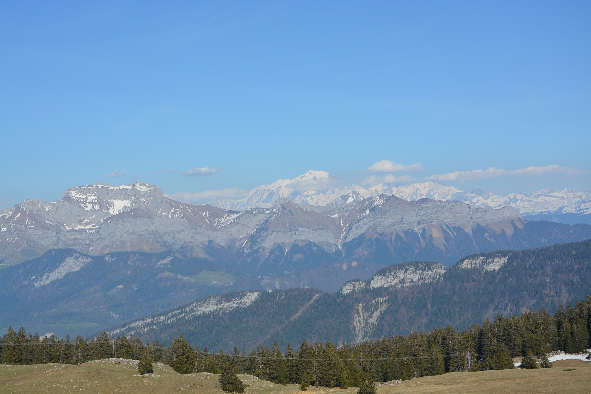 Montagna del Monte Bianco