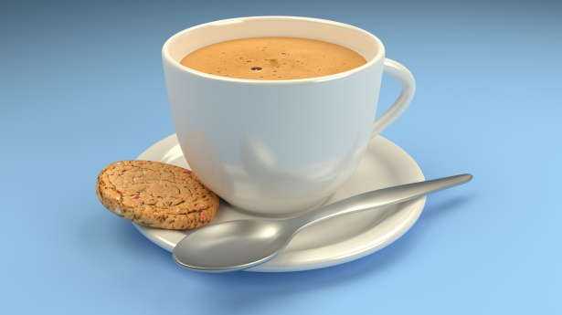 Coffee & Biscuit Free Stock Photo - Public Domain Pictures