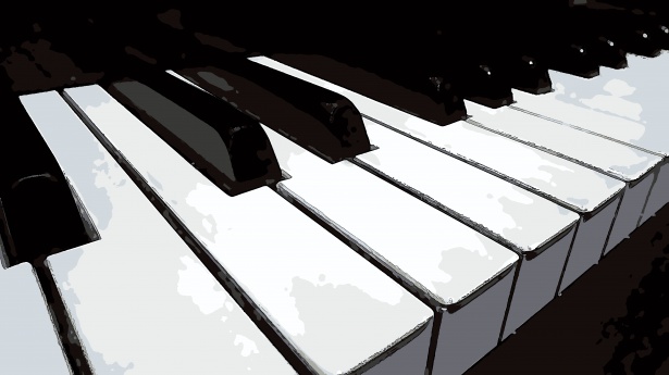 Piano Keyboard Cartoon Effect Free Stock Photo - Public Domain Pictures