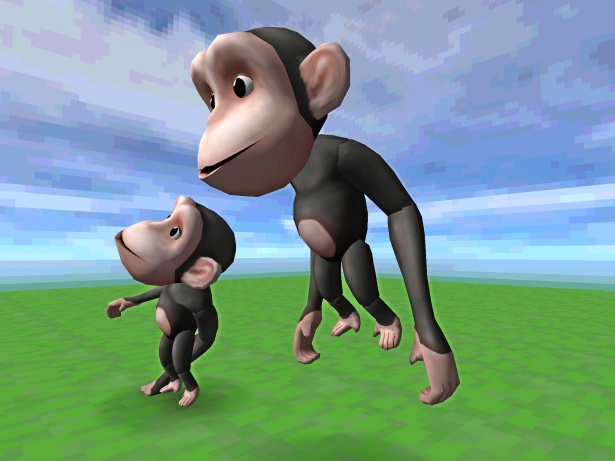 Two Monkeys Free Stock Photo - Public Domain Pictures