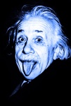 Albert Einstein, pittura ad olio