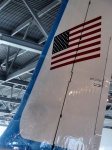 American Flag On Airplane Tail
