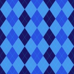 Argyle patrón azul sin costuras