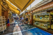 Atény venkovní trh