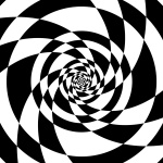 Checker spiral