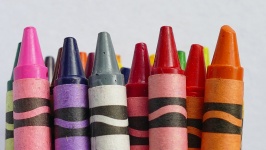 Crayons coloridos da cera