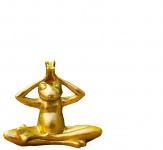 Frog Statuia de Aur Izolat