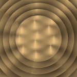 Gold Concentric Circles
