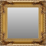 Golden baroque frame 1