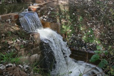 Gushing watercascade