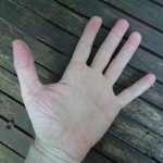 Hand On A Deck