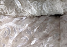 Lace Background White