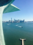 Liberty korunní pohled na New York City