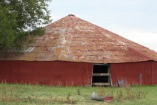 Old Red Round Barn
