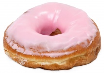 Rosa Frosted Donut
