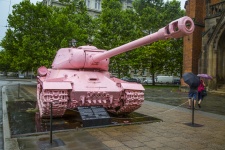 Tanque rosa en Brno
