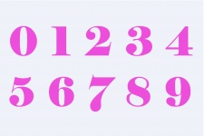 Pink Whole Numbers
