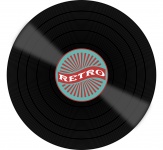 Retro Vinyl Schallplatte