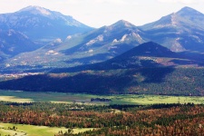 Vista do Vale das Montanhas Rochosas